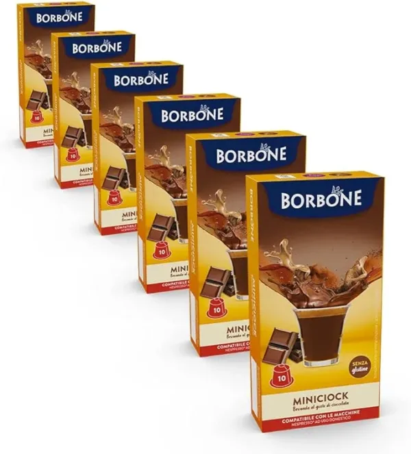 CAFFE BORBONE | 60 CAPSULE COMPATIBILI CON NESPRESSO | MINICIOCK | - immagine 3