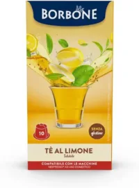 CAFFE BORBONE | 60 CAPSULE COMPATIBILI CON NESPRESSO | THE AL LIMONE | - immagine 2