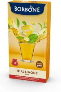 CAFFE BORBONE | 60 CAPSULE COMPATIBILI CON NESPRESSO | THE AL LIMONE | - immagine 3