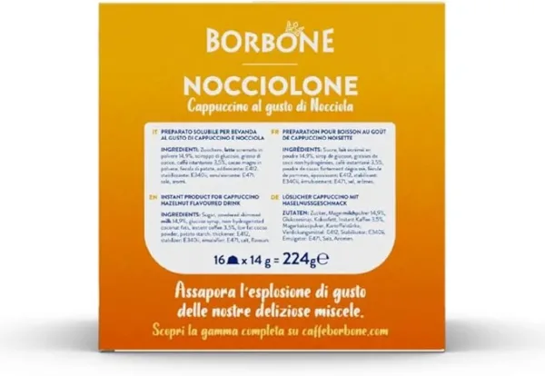 CAFFE BORBONE | 64 CAPSULE COMPATIBILI CON DOLCE GUSTO | NOCCIOLONE | - immagine 3