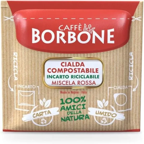 14814 CAFFE BORBONE |CIALDE | MISCELA ROSSA | 150 CIALDE | - immagine 1