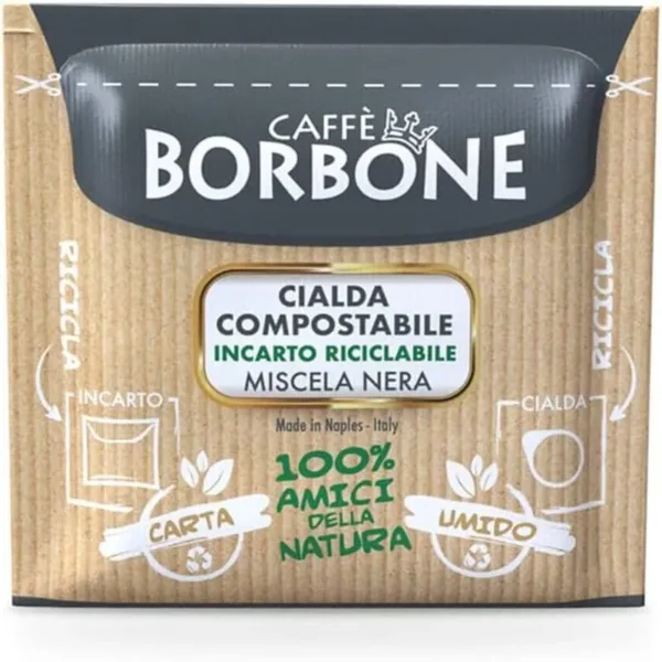 14816 CAFFE BORBONE | CIALDE | MISCELA NERA | 50 CIALDE | - immagine 1