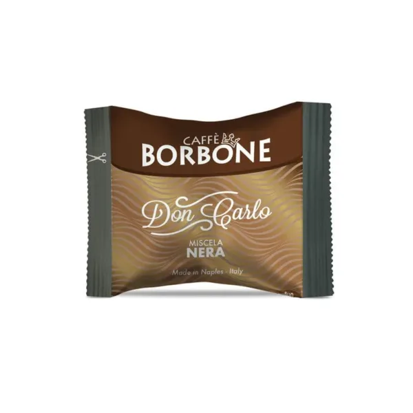 14838 CAFFE BORBONE | DON CARLO | 50 CAPSULE | MISCELA NERA | - immagine 1