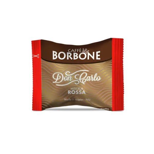 14842 CAFFE BORBONE | DON CARLO | 50 CAPSULE | MISCELA ROSSA | - immagine 1