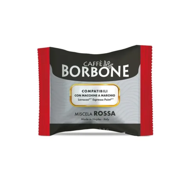 14860 CAFFE BORBONE | ESPRESSO POINT | 100 CAPSULE | MISCELA ROSSA | - immagine 1
