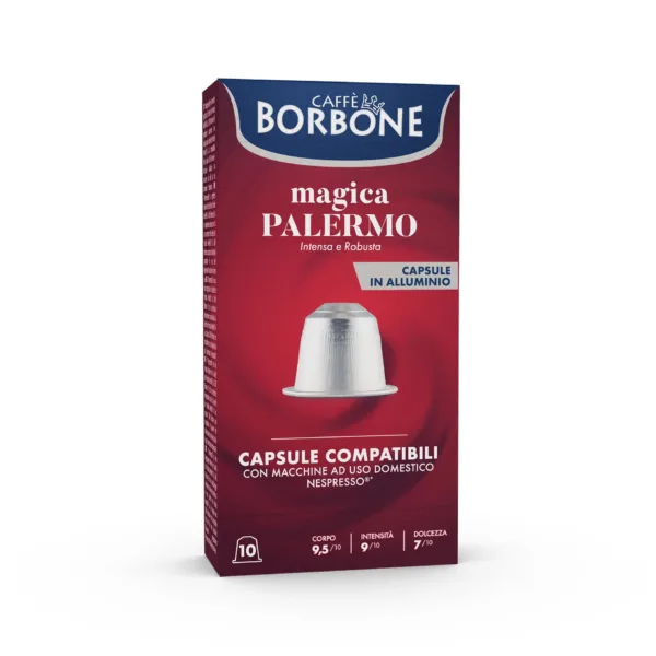 CAFFE BORBONE | RESPRESSO ALLUMINIO | 100 CAPSULE | MISCELA MAGICA PALERMO | - immagine 1
