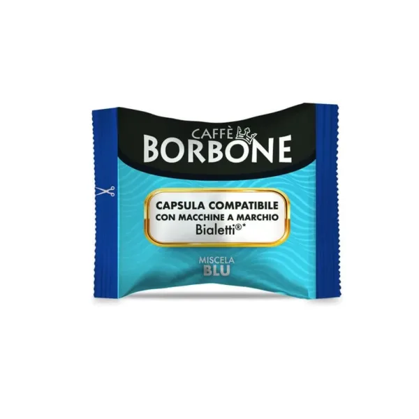 14868 CAFFE BORBONE | BIALETTI | 100 CAPSULE | MISCELA BLU | - immagine 1
