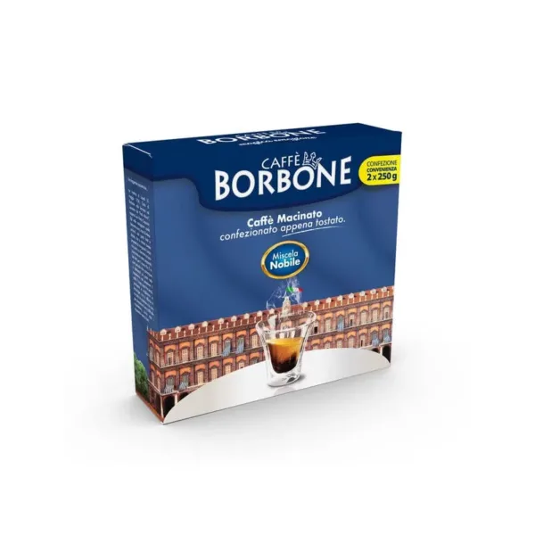 CAFFE BORBONE | MACINATO BOX 2X250GR | 500 GRAMMI TOTALI | - immagine 1