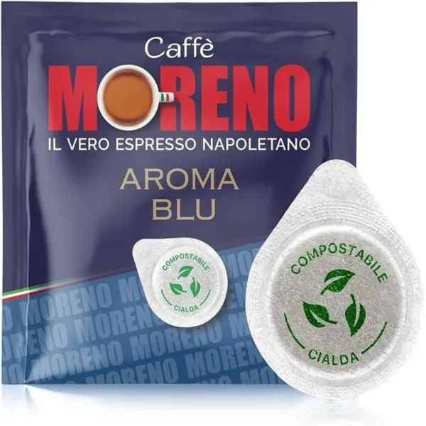 CAFFE MORENO | CIALDE | 150 CIALDE | MISCELA AROMA BLUE | - immagine 1