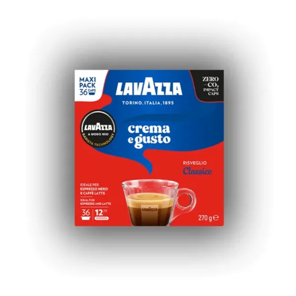 14891 CAFFE LAVAZZA | A MODO MIO | 36 CAPSULE | MISCELA CREMA E GUSTO | - immagine 1