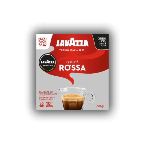 CAFFE LAVAZZA | A MODO MIO | 36 CAPSULE | MISCELA QUALITA ROSSA  | - immagine 1