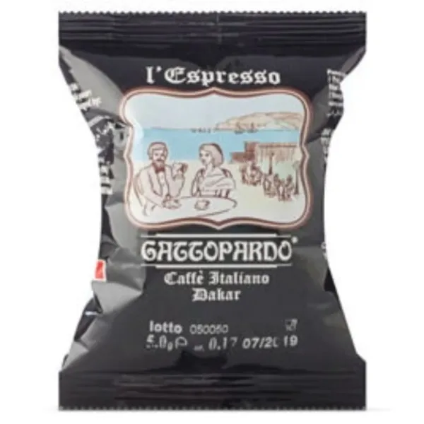 14936 CAFFE GATTOPARDO | COMPATIBILI CON NESPRESSO | 100 CAPSULE | MISCELA DAKAR | - immagine 1