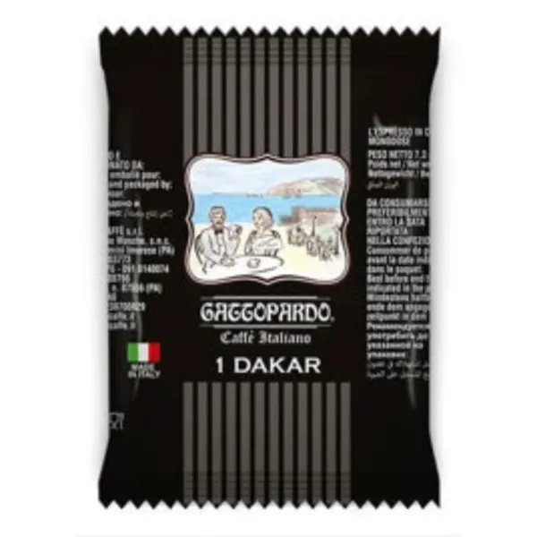 CAFFE GATTOPARDO | COMPATIBILI CON UNO SYSTEM | 100 CAPSULE | MISCELA DAKAR | - immagine 1