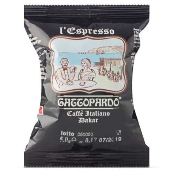 14945 CAFFE GATTOPARDO | COMPATIBILI CON NESPRESSO | 100 CAPSULE | MISCELA DECAFFEINATO - immagine 1