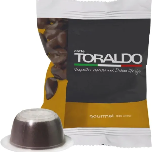 CAFFÈ TORALDO | COMPATIBILI CON BIALETTI | 100 CAPSULE | MISCELA GOURMET | - immagine 1