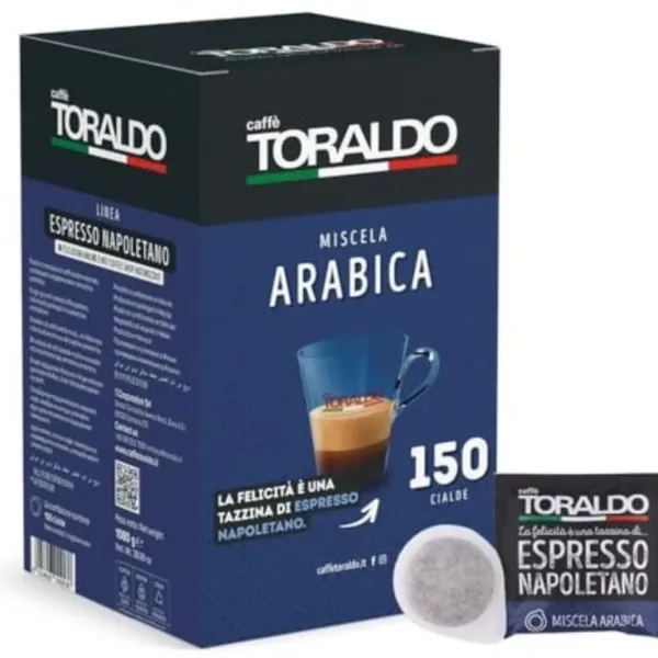 CAFFE TORALDO | 150 CIALDE | MISCELA ARABICA | - immagine 1