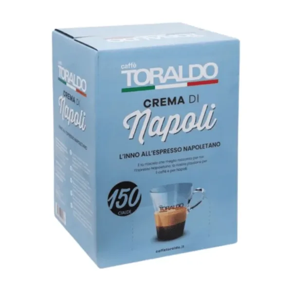 CAFFE TORALDO | 150 CIALDE | MISCELA CREMA DI NAPOLI | - immagine 1