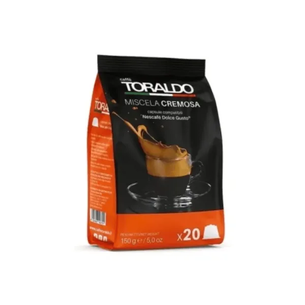 CAFFE TORALDO | COMPATIBILI CON DOLCE GUSTO | 100 CAPSULE | MISCELA CREMOSA | - immagine 1