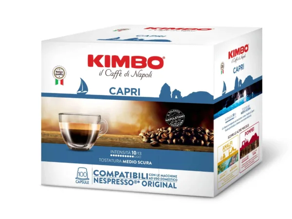15771 CAFFE KIMBO | COMPATIBILE CON NESPRESSO | 50 CAPSULE | MISCELA CAPRI | - immagine 1