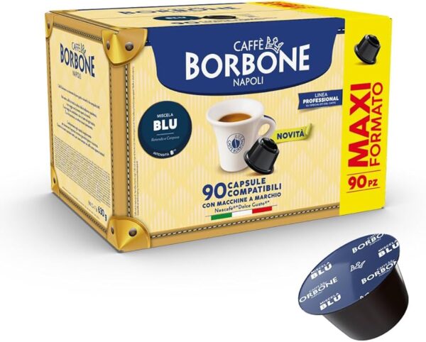 20491 CAFFE BORBONE | DOLCE GUSTO | 90 CAPSULE | MISCELA BLU | - immagine 1