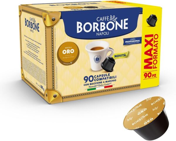 CAFFE BORBONE | DOLCE GUSTO  | 90 CAPSULE | MISCELA ORO | - immagine 1