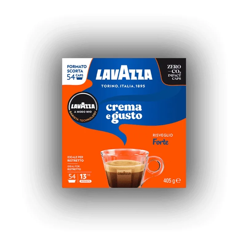 54 Capsule  A MODO MIO LAVAZZA CREMA E GUSTO FORTE - immagine 1