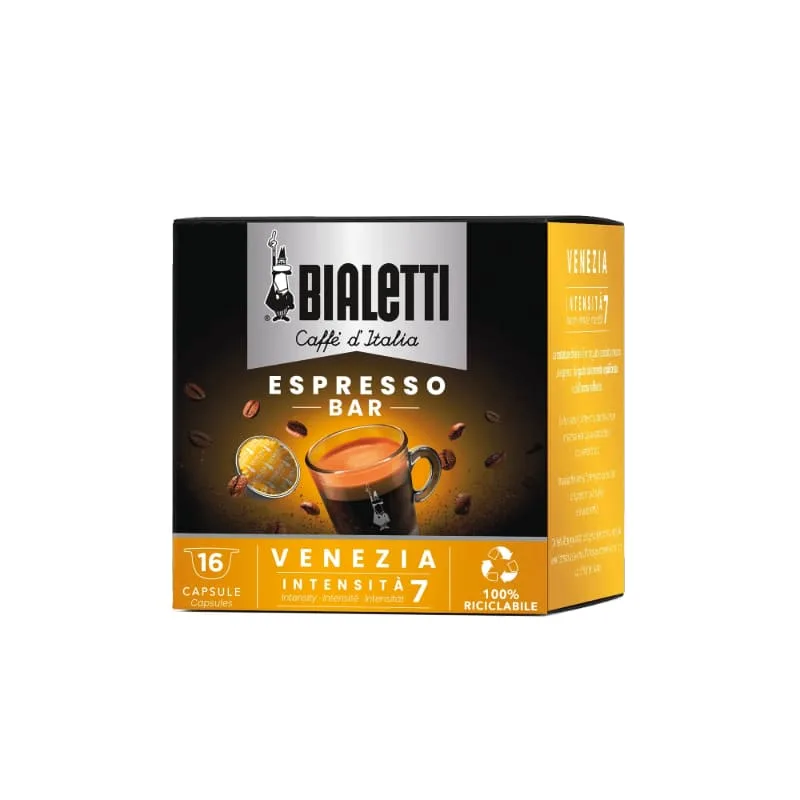 CAFFE BIALETTI | 16 CAPSULE MISCELA VENEZIA | 1 BOX DA 16 CAPSULE | - immagine 1